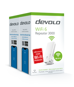 devolo WiFi 6 Repeater 3000 Mesh Bundle