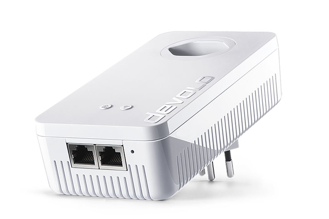 devolo Powerline Adapter dLAN 1200 WiFi ac seitlich