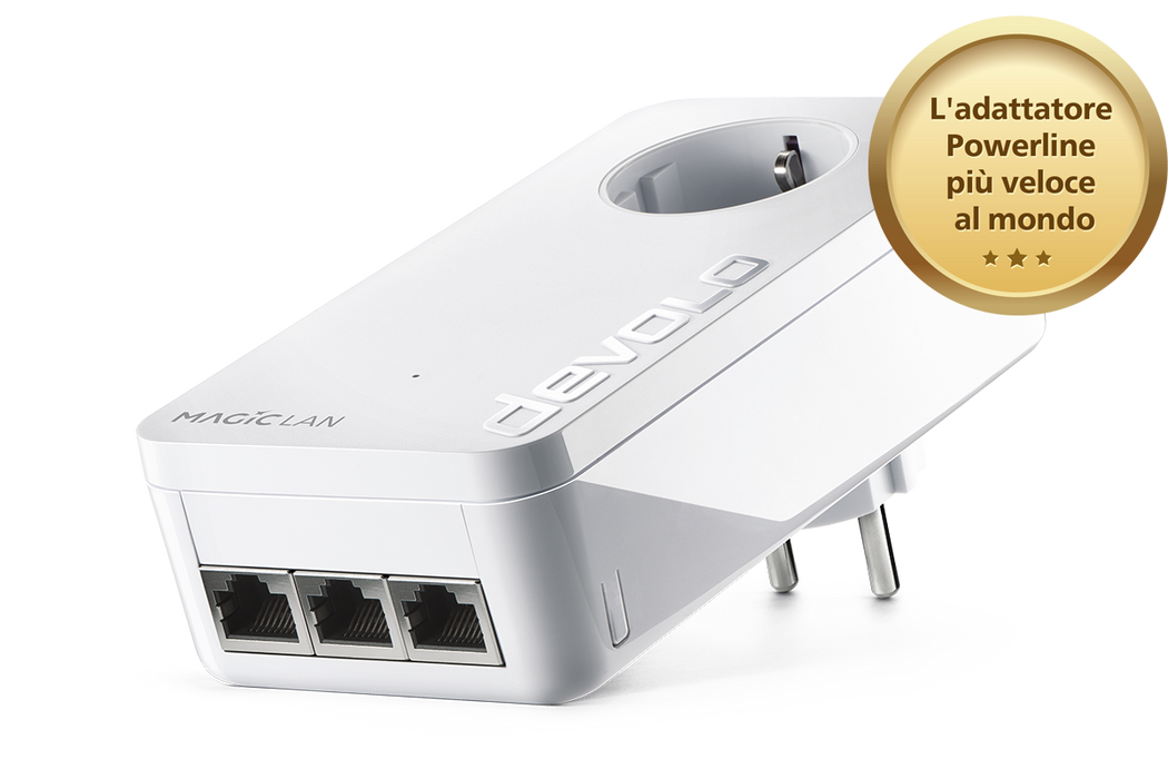 devolo adattatore Powerline Magic 2 LAN triple