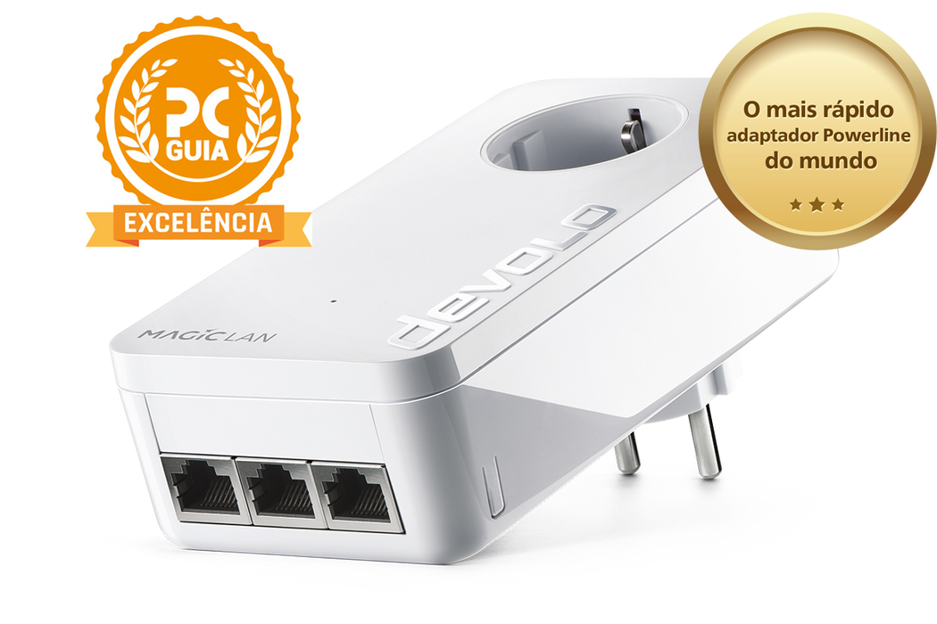 devolo powerline adaptador Magic 2 LAN triple award
