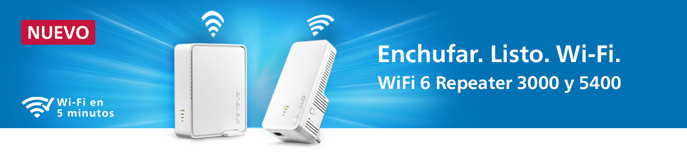 Banner devolo WiFi 6 Repeater 5400 y WiFi 6 Repeater 3000