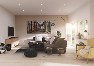 Mesh Wohnzimmer mit Hexagon