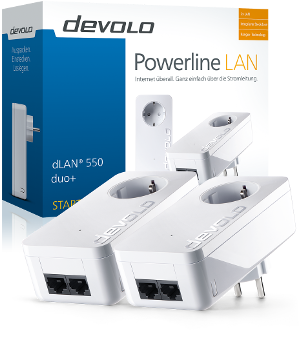dLAN® 550 duo+ Powerline