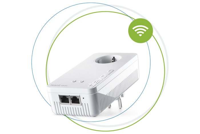 devolo Powerline Adapter Magic 2 WiFi next in Kreisen und WiFi Welle