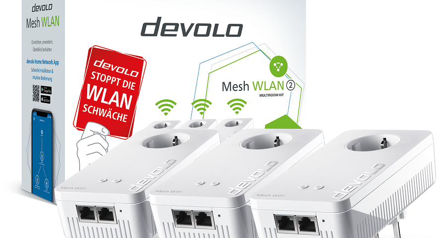 WLAN aus. Mesh-WLAN an! Neue Mesh WLAN 2 Kits von devolo WLAN aus. Mesh-WLAN an! Neue Mesh WLAN 2 Kits von devolo